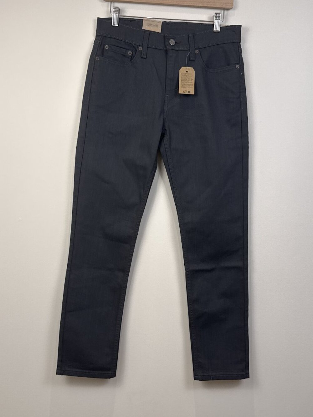 Levi’s Mens 511 Slim Fit Stretch Denim Jeans 30x30 Dark Charcoal Grey